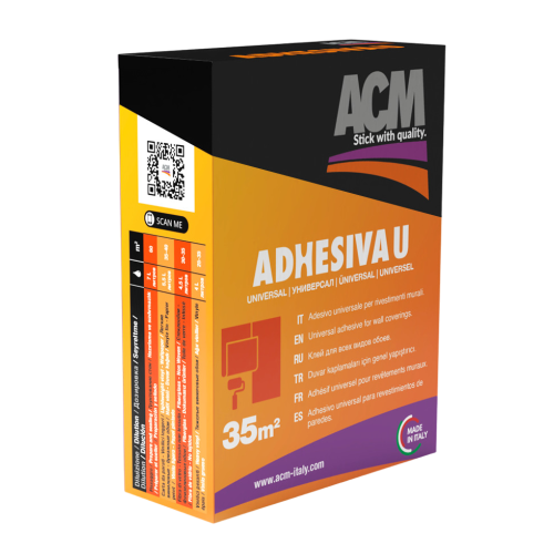 Клей обойный ADHESIVA U универсальный 165г (Италия) (24)(*2)