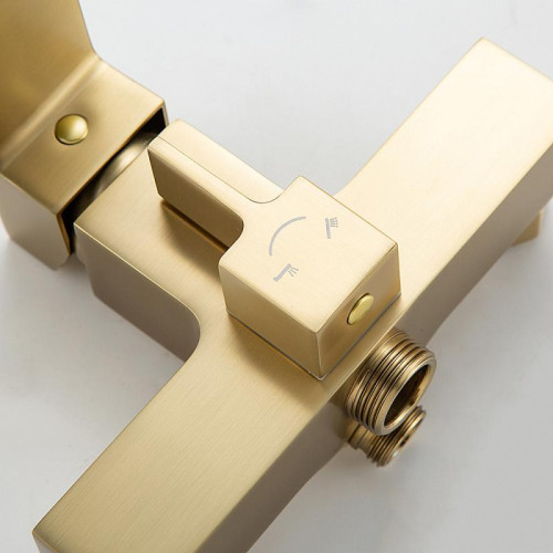 Смеситель для ванны FRAP F2291-3 сатин золотой