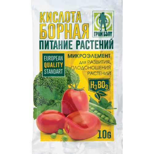 Удобрение GREEN BELT Борная кислота 10г (43585)