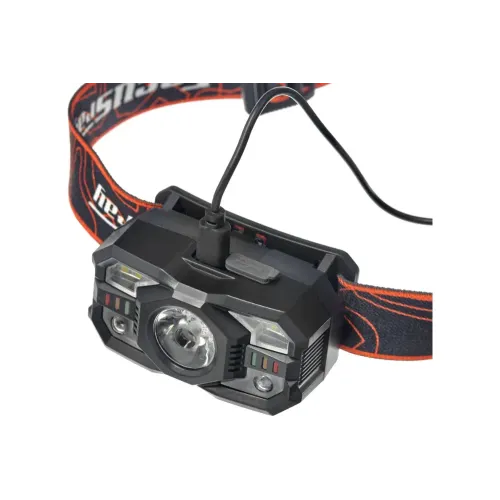 Фонарь налобный FOCUSray 1321 акку 18650 1200мАН сенсор, USB кабель