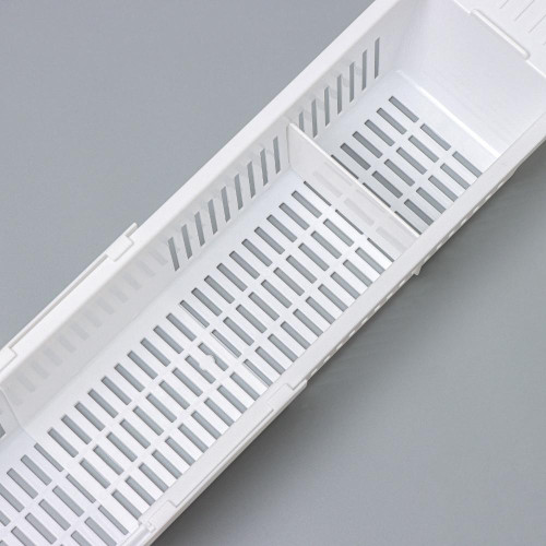 Полка на ванну TOYS, 57-89 см, цвет снежно-белый (1144721)