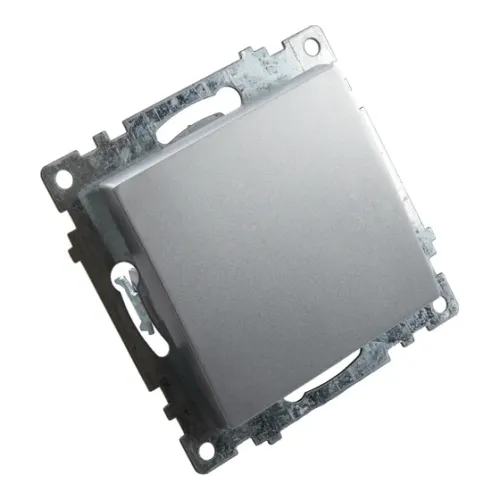 Выключатель 1-кл Катрин серебро GLS10-7103-03