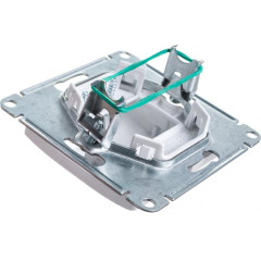 Розетка вывода кабеля Glossa бел. SchE GSL000199