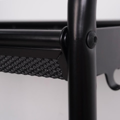 Полка для обуви ZMI Верона 25 4 секции, 65х30х95 см, черная (ПДОВ25 Ч)