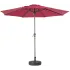 Зонт садовый 270*270см бордовый с подставкой 51*12*51см (502006)
