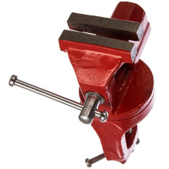 Тиски FIT 50мм настольные, поворотные (59425)