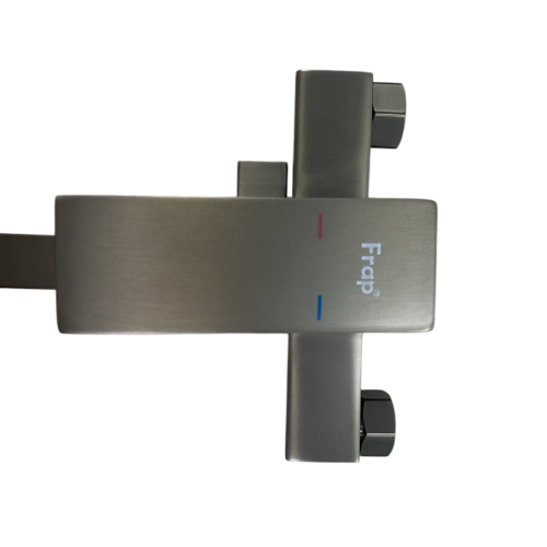 Смеситель для ванны FRAP F2291-9 оружейная сталь