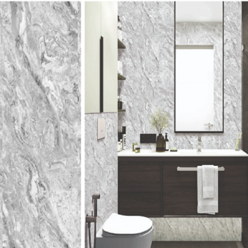 Панель ПВХ 5мм STELLA 672 2,6*0,25 Мрамор Сантьяго Light (15)