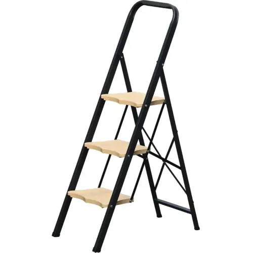 Стремянка АЛЮМЕТ (МК803P) сталь, 3 широкие ступени