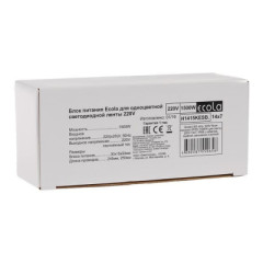 Сетевой шнур для LED ленты ECOLA 220V 14x7 1500W IP20 H1415KESB (562842)