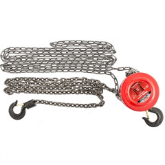 Таль цепная MATRIX 2т, h подъема 2,5м, расстояние между крюками 380мм (519365)