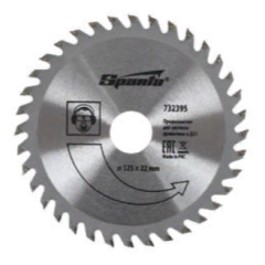 Диск пильный SPARTA 125 х 22мм, 36 зубьев (732395)