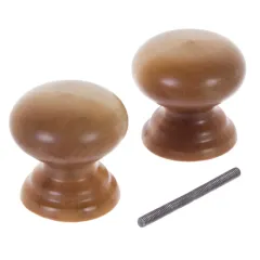 Ручка-кнопка ЙО-карел. береза (1297)