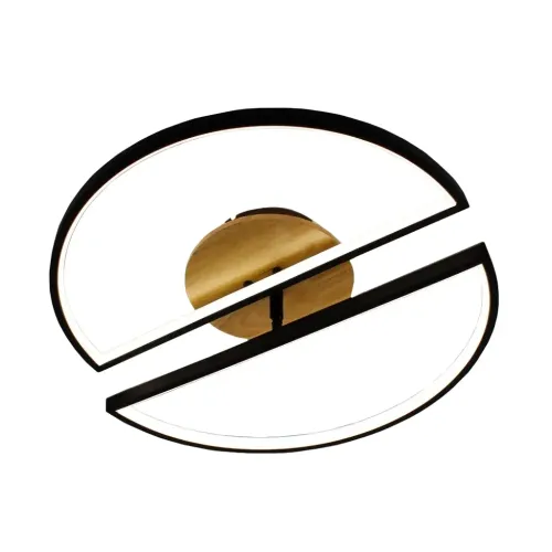 Светильник ESTARES WOODY 3R 75W(7500Lm) 2000K-4000K-6000K ПДУ, черный/дерево