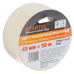 Скотч прозрачный STARTUL PROFI 48 ммх50м (ST9042-1-48-50)