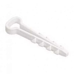 Дюбель хомут Т-образный 6-14мм нейлон белый (100шт в уп.) Fortisflex (401850)