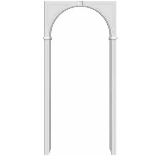 Арка ПВХ Браво П-23 Белый 230*70-150*40 (BRAVO)(016-0519)