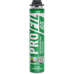 Пена монтажная PROFIL 65 LITE проф всесезонная (625мл) (199010)