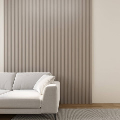 МДФ Реечная STELLA Профиль Финишный Beats De Luxe Sandgrau 2700*77/61*16 (в уп. 4шт.)