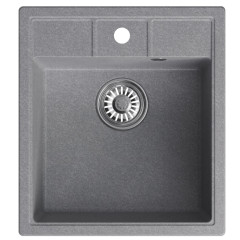 Мойка комп. MIXLINE ML-GM28 450х500x190мм, графит, сифон