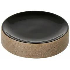 Мыльница настольная, камень, бежевая, CE2470AA-SD (421533)