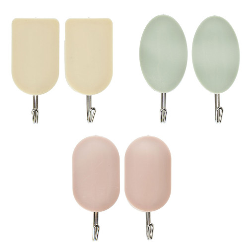 Крючки самоклеящиеся в пакете, 2 шт WF-312/2 (440-302)