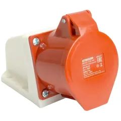 Розетка О/У STEKKER 3P+PE+N 32A IP44 ST-125 RST32-125-44 49437