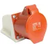 Розетка О/У STEKKER 3P+PE+N 32A IP44 ST-125 RST32-125-44 49437