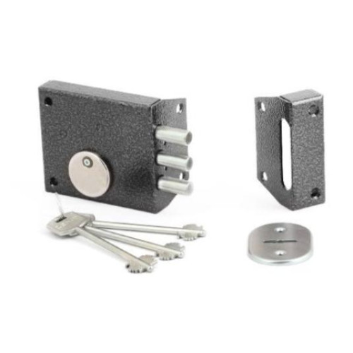 Замок накладной ЗН4-1 серебро Зенит (08525)