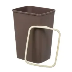 Контейнер для мусора Violet Tandem 20л слоновая кость/шоколад (516053)