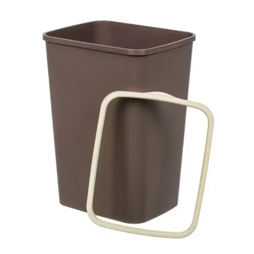 Контейнер для мусора Violet Tandem 20л слоновая кость/шоколад (516053)