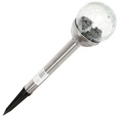 Фонарь садовый шар большой БИТОЕ СТЕКЛО SPE17134-SRQ20042I.K