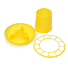 Кормушка для домашней птицы на 3 кг, пластик (4488265)