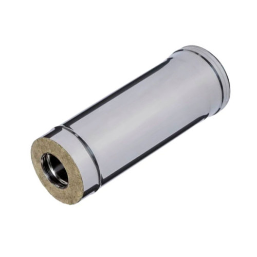 Дымоход сэндвич труба 0,5мм Ф150*210 L=0,5м нержавеющая сталь (Феррум)