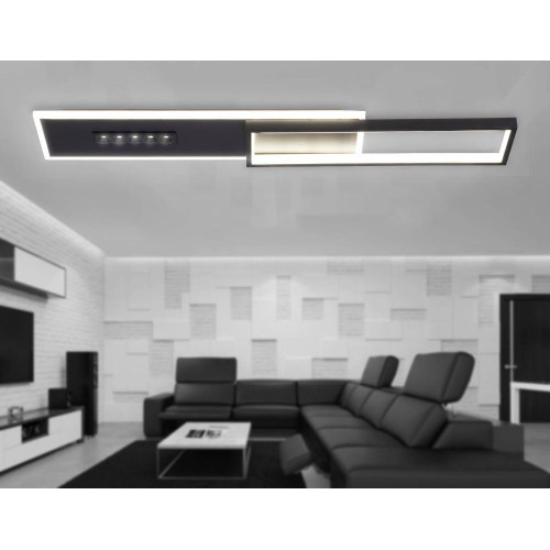 Светильник AMBRELLA FL51454 BK 52W 3000-6400K черный