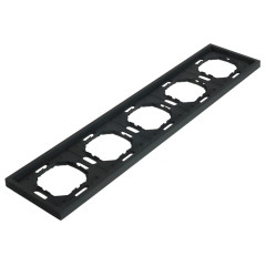 Рамка 5-пост ЭМИЛИ черный PFR00-5005-05