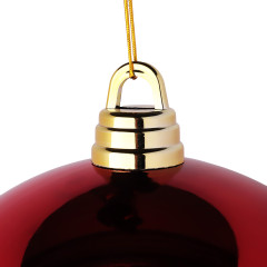 Шар новогодний 20см, красный СНОУ БУМ (372-620)