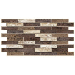 Панель ПВХ  Artdekart Мозаика 955*480*0,3 СТАРЫЙ ПАРКЕТ (10)