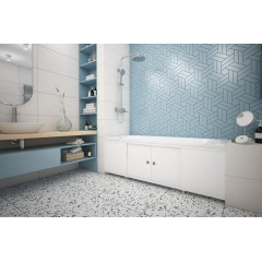 Экран для ванны купе 1,7м (белый глянец)