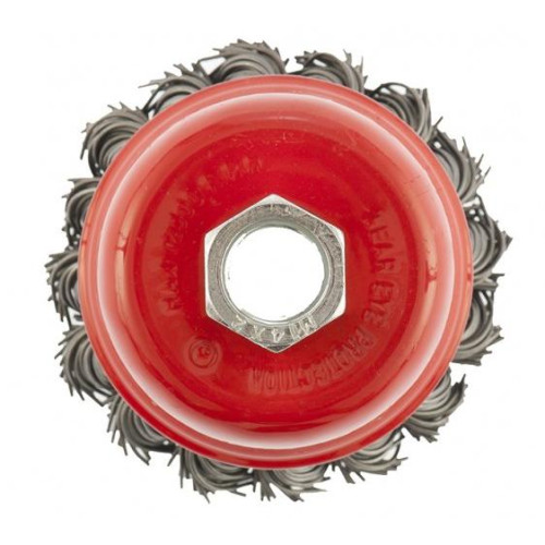 Щетка для УШМ MATRIX чашка, витая 65 мм (74621)