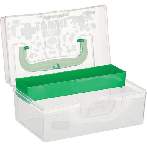 Контейнер хозяйств 0,8л Аптечка дорожная (170х108х78) с вкладышем С30903