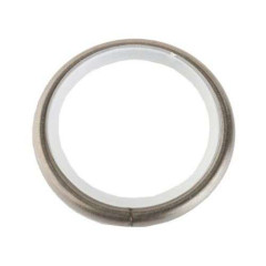 Карниз Ле-Гранд кованный Кольцо с пласт.вставк 25D серебро мат (10шт)