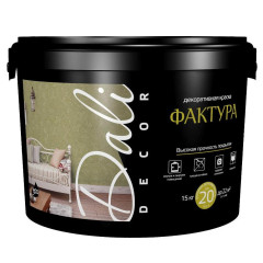 Краска DALI декоративная Фактура decor S-W (мини рельеф) 15кг