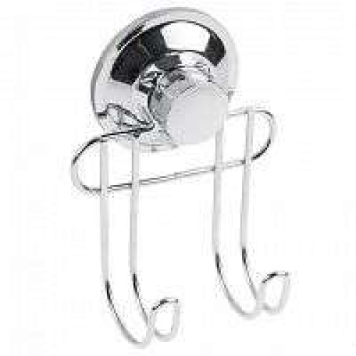 Крючок FIX LOCK двойной 100х55х90 мм (вакуумное крепление) 35-385240