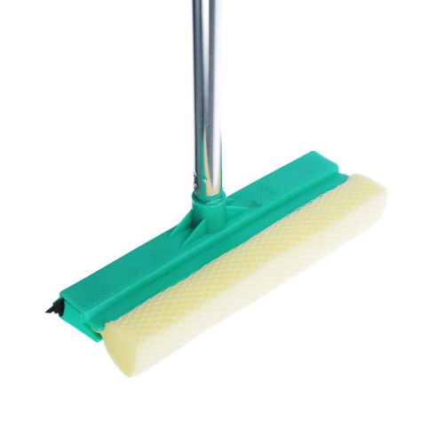 Окномойка VETTA со стальной ручкой 25см, зеленая, арт.KFC002 (444-018)