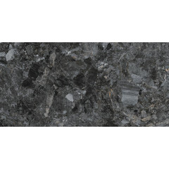 Плитка керамогранит 1200*600 VITRA Marble S. Бреча чёрный (за м2) 1,44м2 в уп.