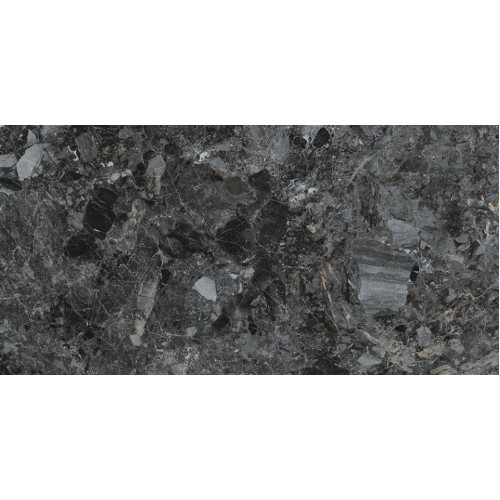 Плитка керамогранит 1200*600 VITRA Marble S. Бреча чёрный (за м2) 1,44м2 в уп.