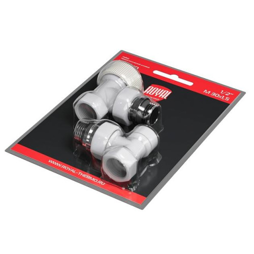 Набор термостатический угловой ф 1/2