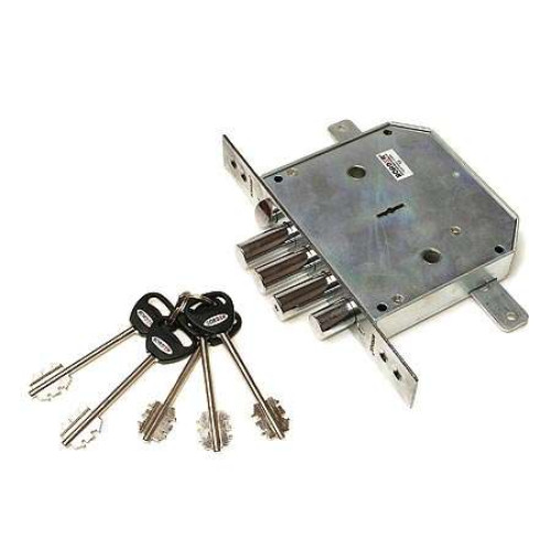 Замок врезной б/руч. BORDER 77412 Корпус ЗВ9-6Лев/15.К.З (в пакете) (4322)