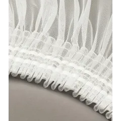 Тюль Ле-Гранд Грек 500*260 с утяжелителем сливочный